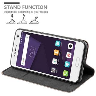 Cadorabo  Housse compatible avec ZTE Blade V8 - Coque de protection avec fermeture magnétique, fonction de support et compartiment pour carte 