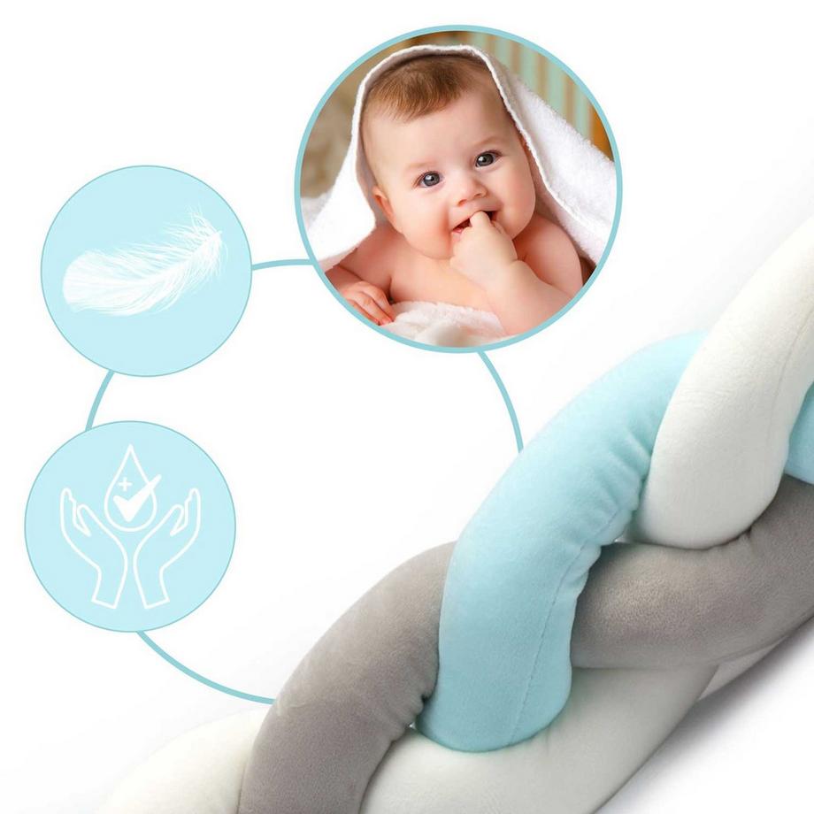 B2X  Babyspieldecke Ricokids 2m -/grau 