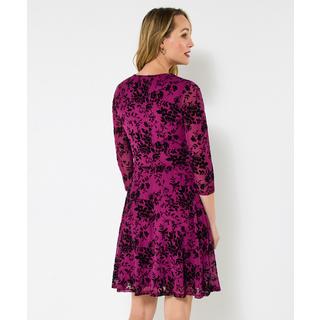 Joe Browns Abito Skater Fantasia Pizzo Floreale Cerniera Maniche 3/4  