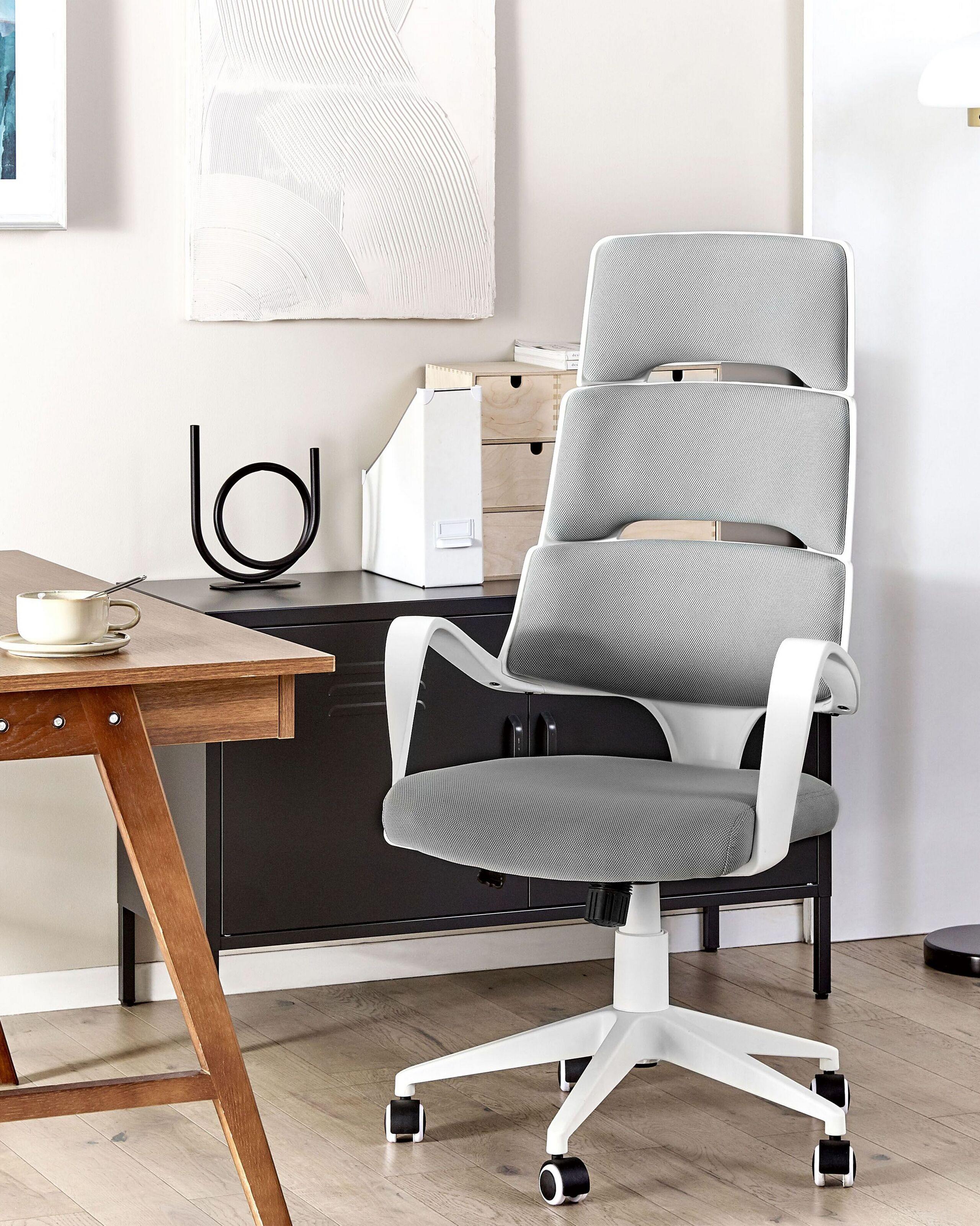 Beliani Chaise de bureau en Polyester Moderne GRANDIOSE  