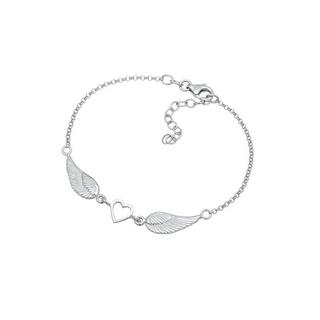 Elli  Bracelet Femmes Pendentif Cœur Aile 