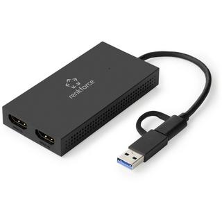 Renkforce  Scheda grafica esterna RAM DDR3 USB-A, USB-C® 5Gbps, HDMI ™ 