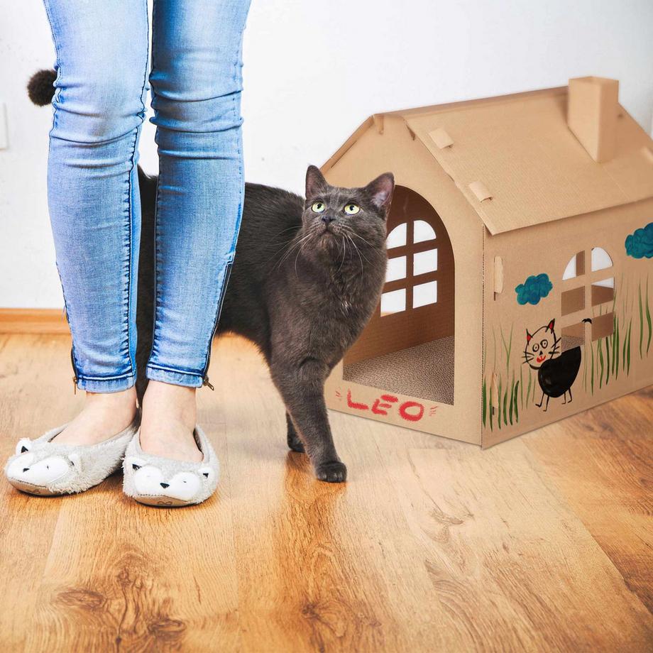 Northix  Planche à gratter en carton pour chat 