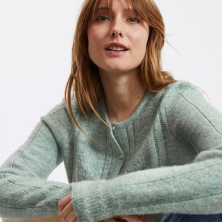 La Redoute Collections  Cardigan en maille pointelle 