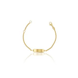 MUAU Schmuck  Bracelet Anker Gelbgold 750, 1.6mm, 14cm 