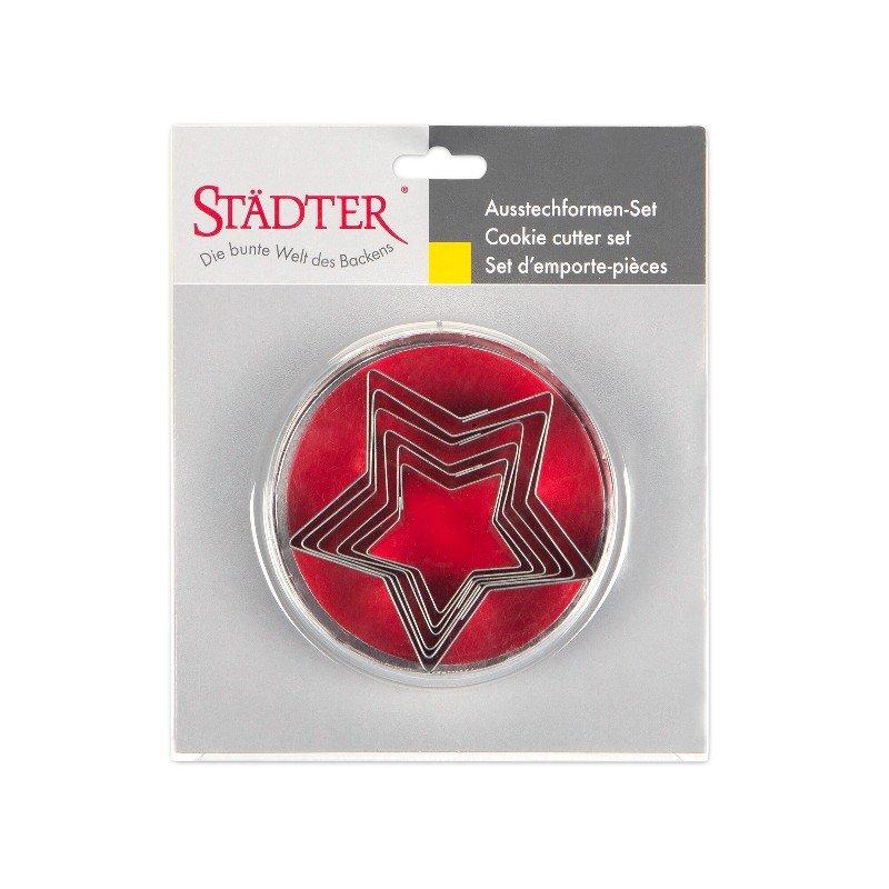 Städter Ausstecher Set Sterne 6 Stück  