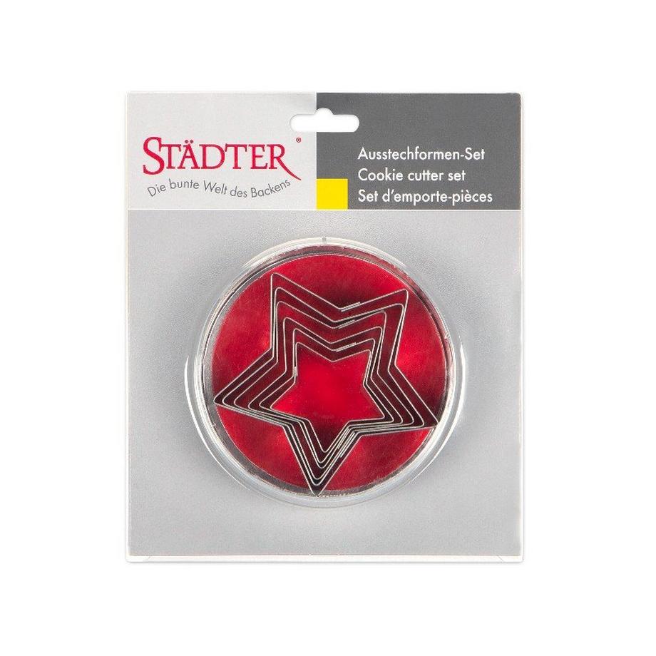 Städter Ausstecher Set Sterne 6 Stück  
