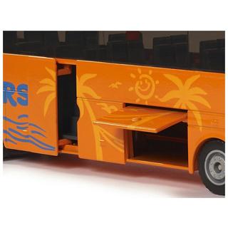 siku  3738, Mercedes-Benz Travego Reisebus, 1:50, MetallKunststoff, Orange, Bewegliche Teile 