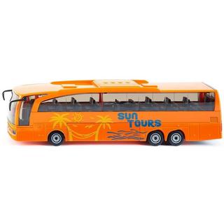 siku  3738, Mercedes-Benz Travego Reisebus, 1:50, MetallKunststoff, Orange, Bewegliche Teile 