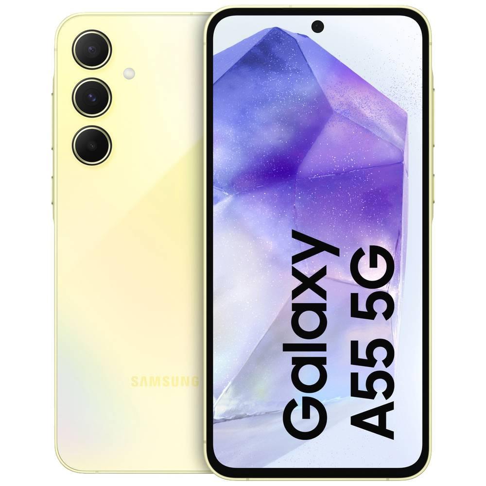 SAMSUNG  Galaxy A55 5G 5G Smartphone 128 GB 16.8 cm (6.6 Zoll) Zitrone Android™ 14 Hybrid-Slot 