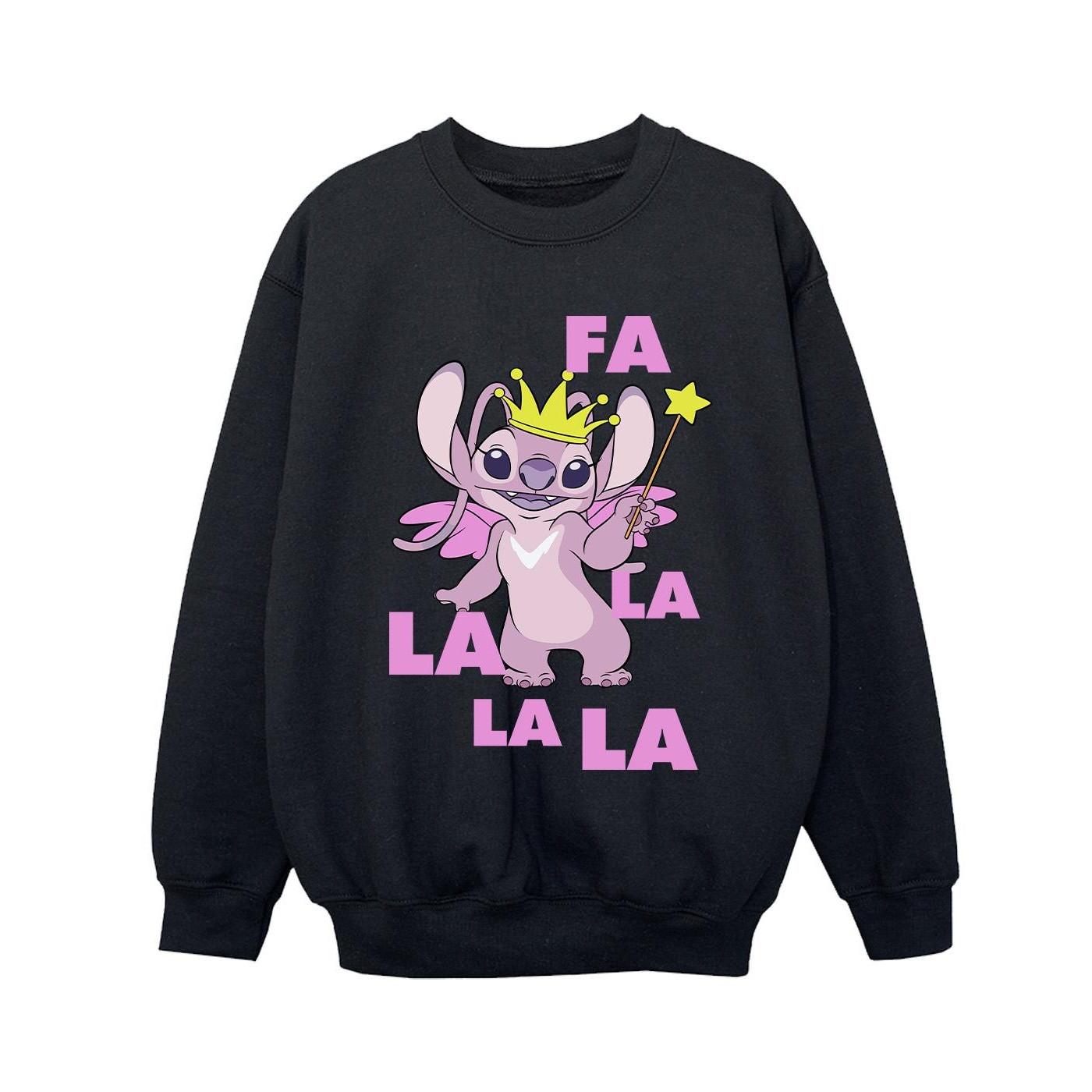 Disney  Angel Fa La La Sweatshirt 