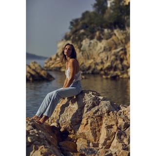 le temps des cerises Luxe Straight Leg Jeans  