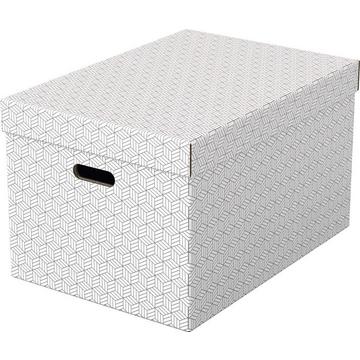 ESSELTE Aufbewahrungsboxen Home L 628286 510x355x305mm, weiss 3 Stk