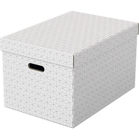 Esselte ESSELTE Aufbewahrungsboxen Home L 628286 510x355x305mm, weiss 3 Stk  