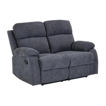 Relaxsofa 2-Sitzer - Stoff - Anthrazit - TOLZANO