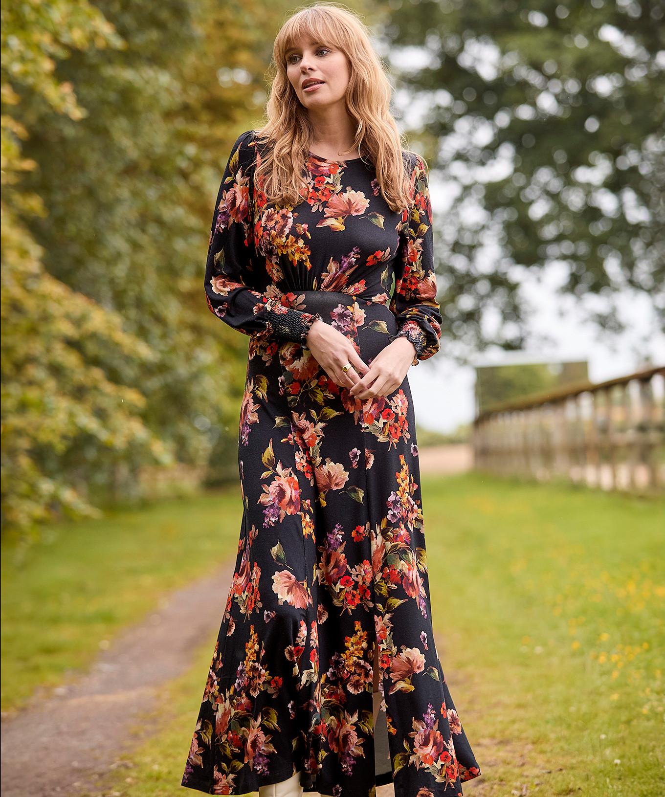 Joe Browns  Robe Maxi Florale Ourlet Fendu 