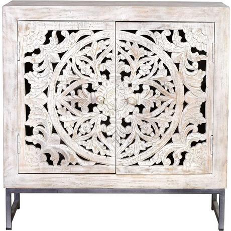 mutoni Sideboard Mykonos Mango vintage weiss 80  