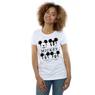 Disney  Mickey Mouse Four Heads TShirt 