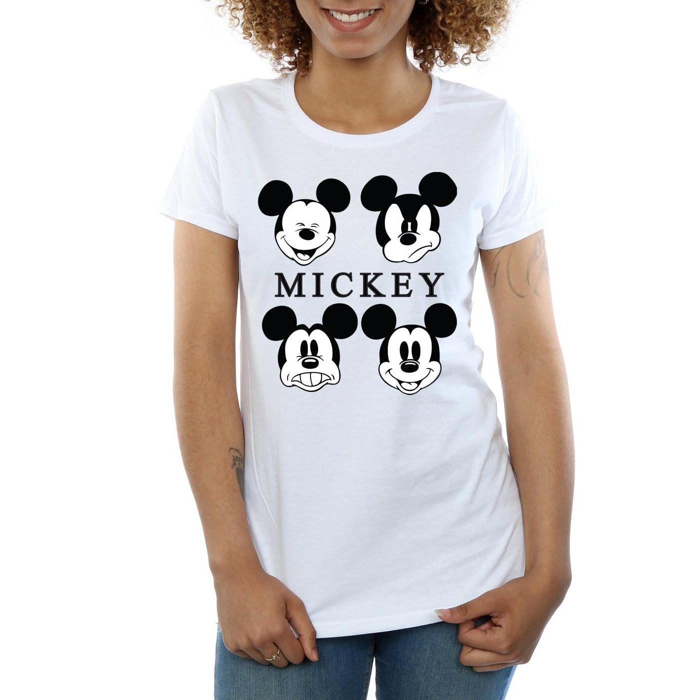 Disney  Mickey Mouse Four Heads TShirt 