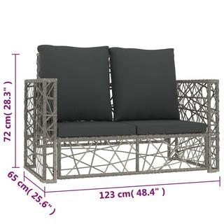 VidaXL Mobilier de jardin rotin synthétique  