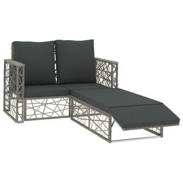 Garten-lounge-set poly-rattan