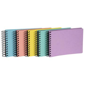 Album photos à spirales 50 pages noires - Format 23x16cm - AQUAREL - x 6