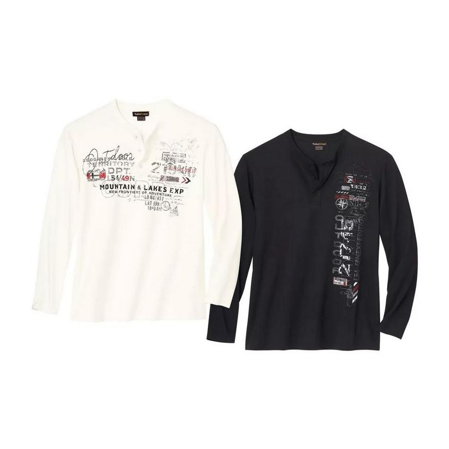 Top Henley Misura  (Confezione da due)