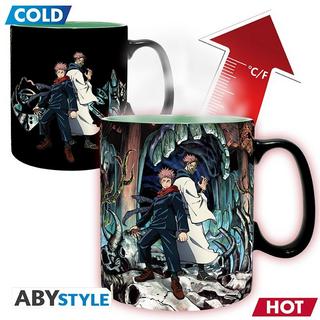 Abystyle  Mug - Thermo-réactif - Jujutsu Kaisen - Sukuna Ryomen 