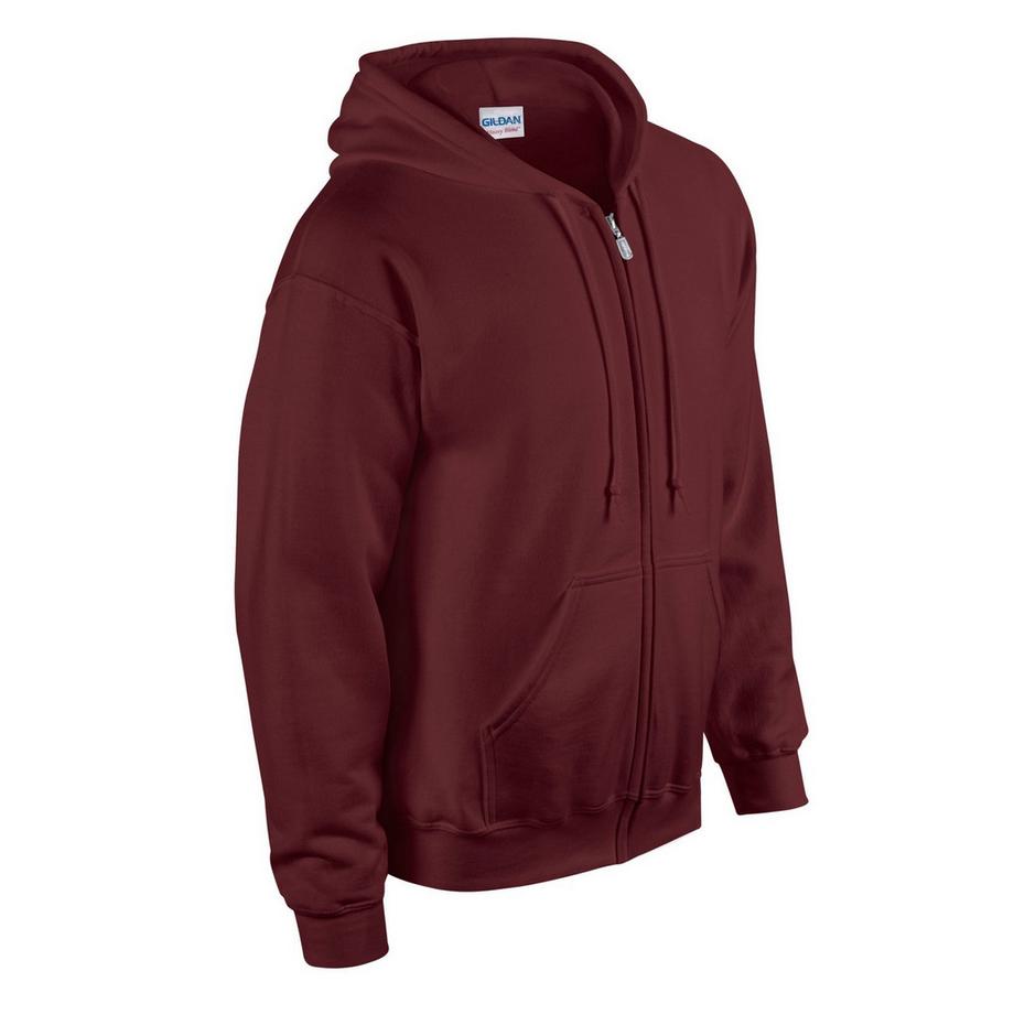 Gildan Felpa Con Cappuccio E Zip Intera  
