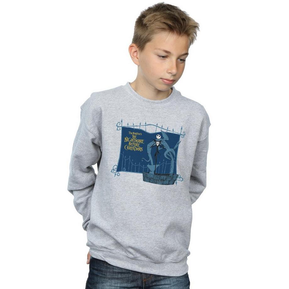 Disney  Nightmare Before Christmas Jack And The Well Sweatshirt 