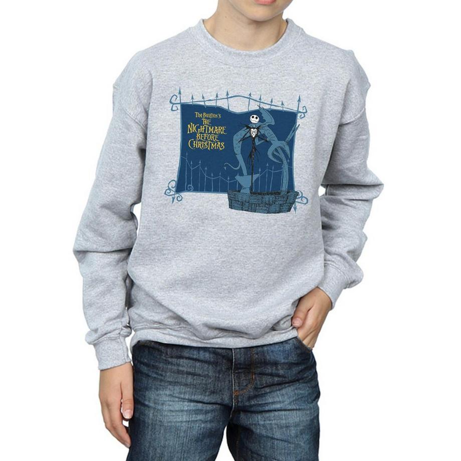 Disney  Nightmare Before Christmas Jack And The Well Sweatshirt 