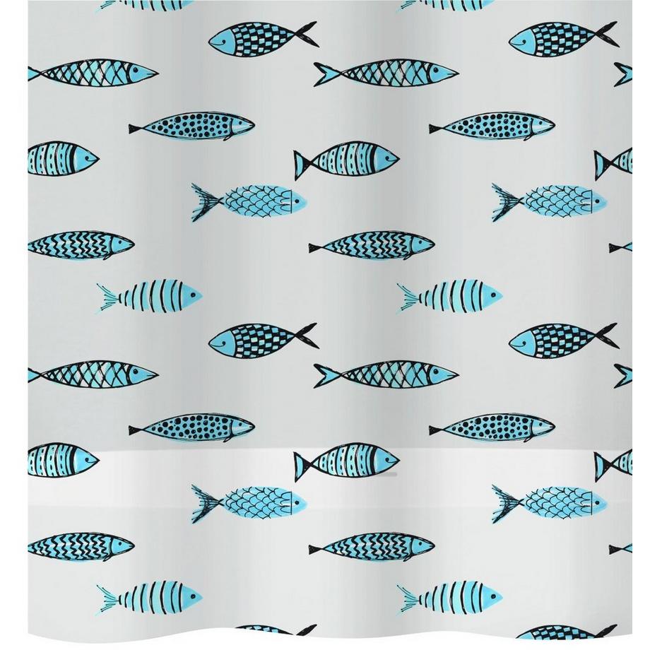 Duschvorhang PEVA Fish