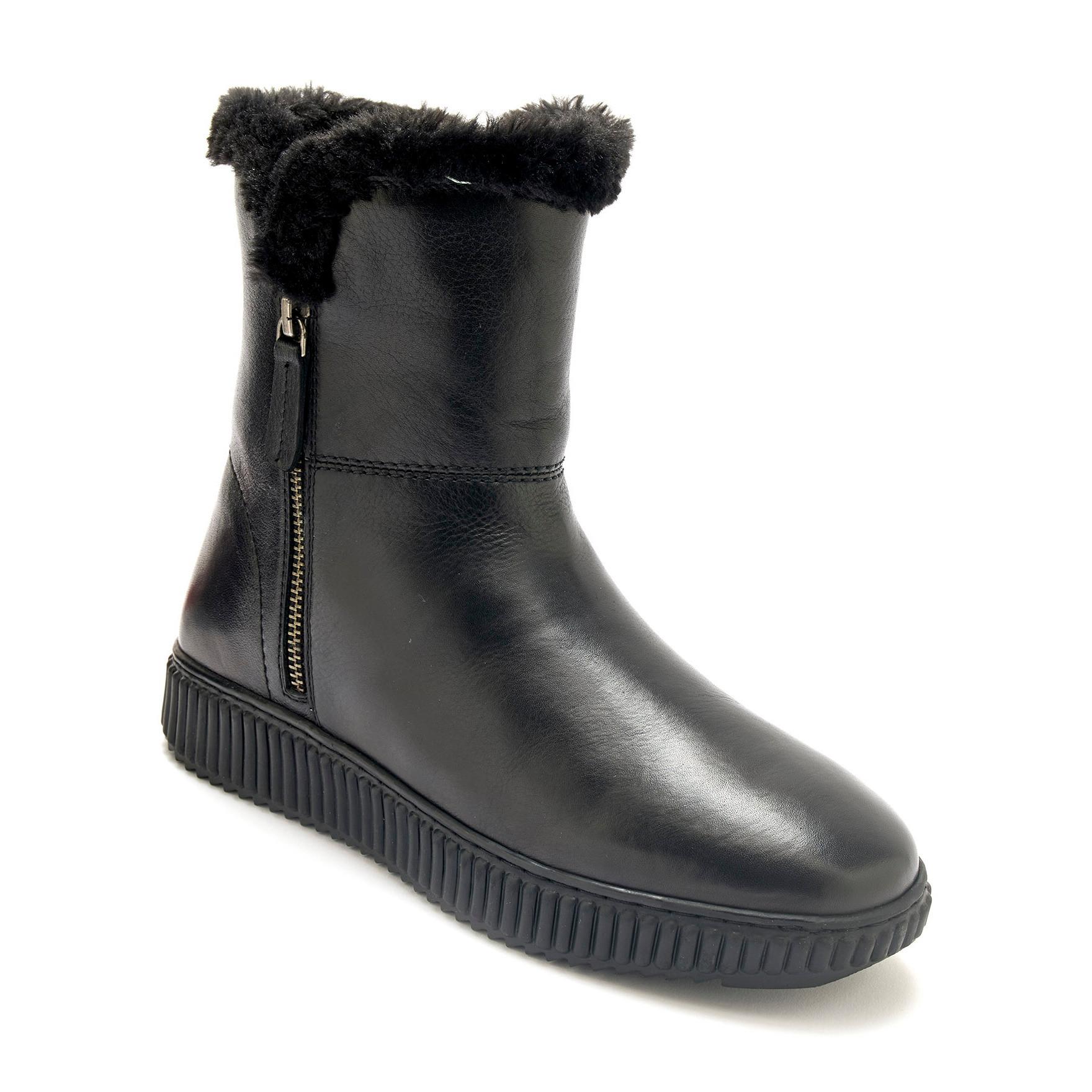 Pédiconfort  bottines double zip semelle amovible 