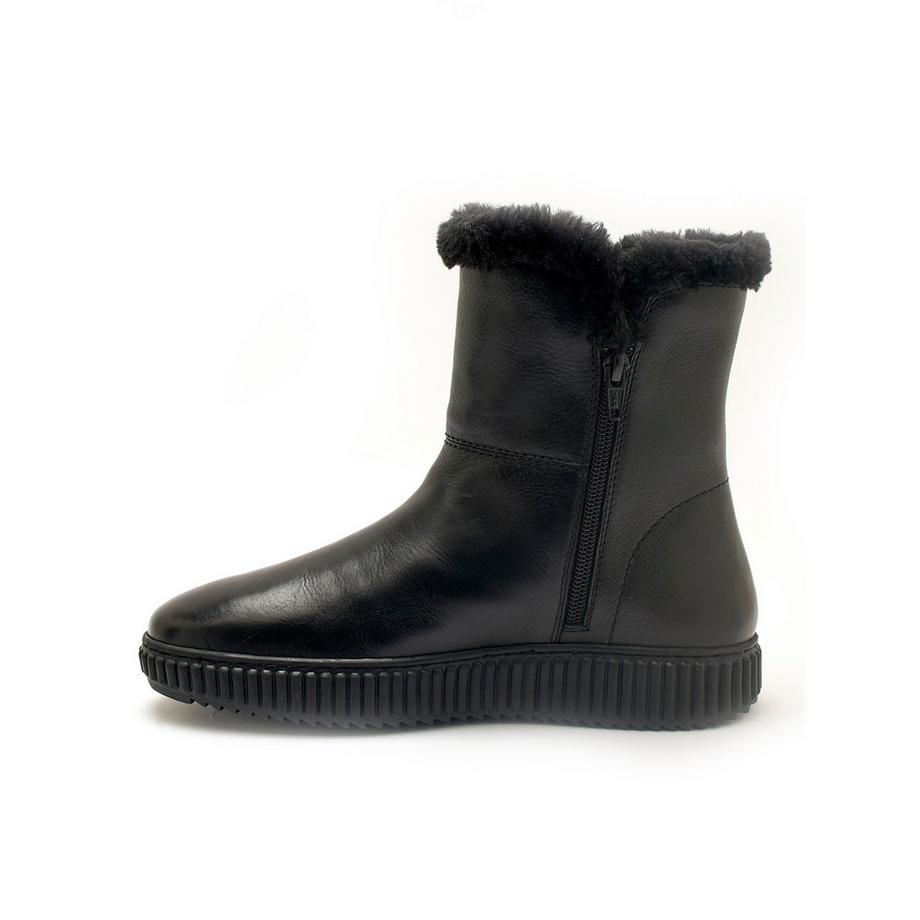 Pédiconfort  damen booties mit doppeltem reißverschluss und herausnehmbarer sohle 