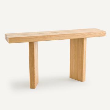 Konsole aus Eiche und Furnier L140 cm