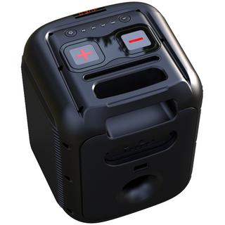 DENVER  BPS-250 BT-Lautsprecher mit 8-Zoll-Tieftöner und LED-Licht 