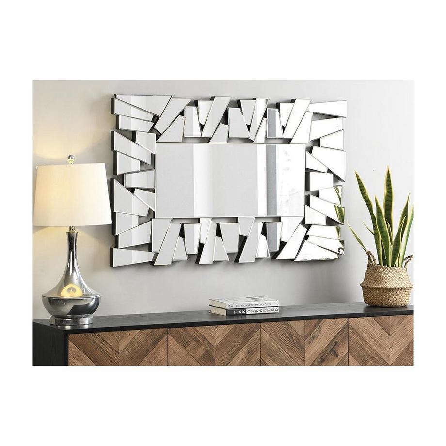 OZAIA Wandspiegel Edelstahl 76UYUNI  