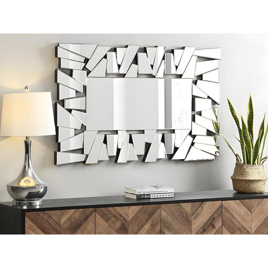 OZAIA Wandspiegel Edelstahl 76UYUNI  