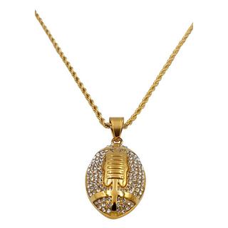 HEBE JEWELS  Collana con ciondolo NFL, STILE HIP-HOP 