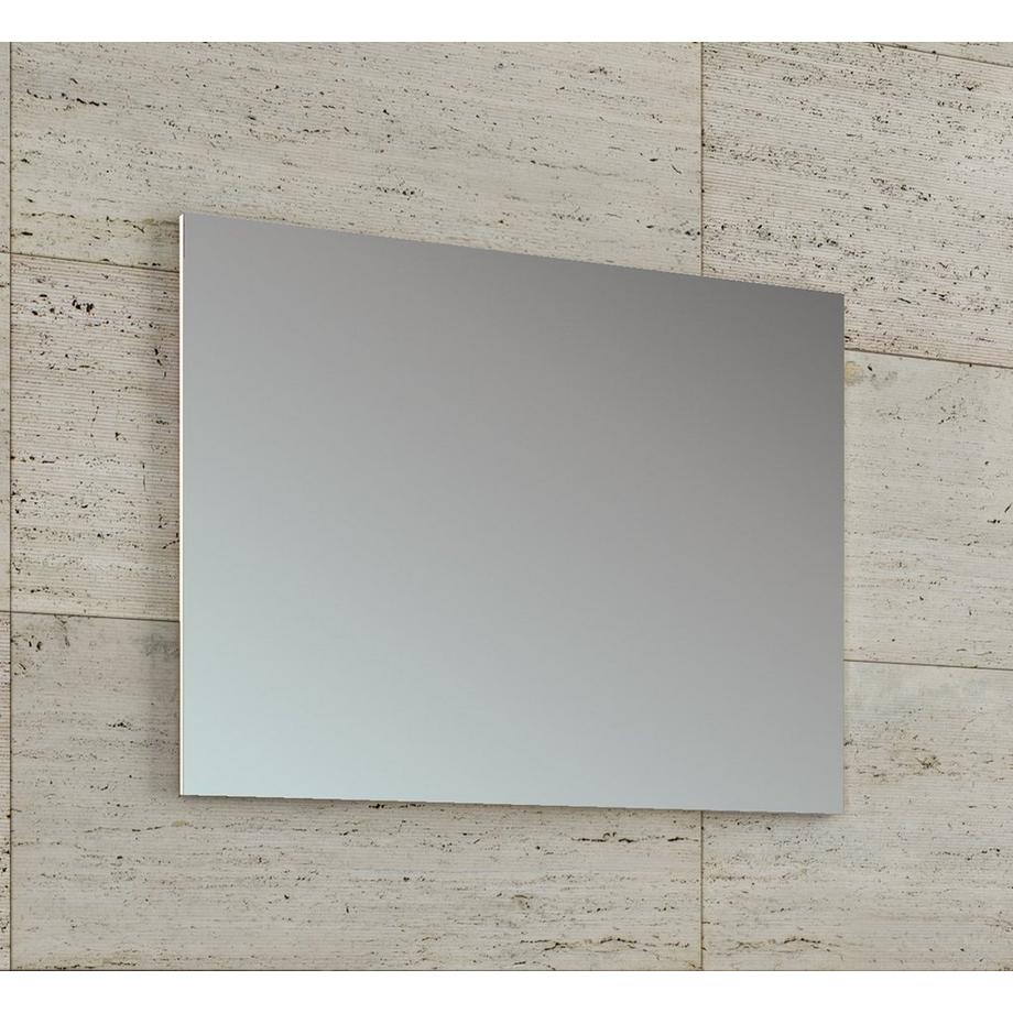 VCM Badspiegel rahmenlos | schlankes Design | Maße ca. H. 40 x B. 60 x T. 2 cm | Wandspiegel - Badinos 40 x 60 cm  