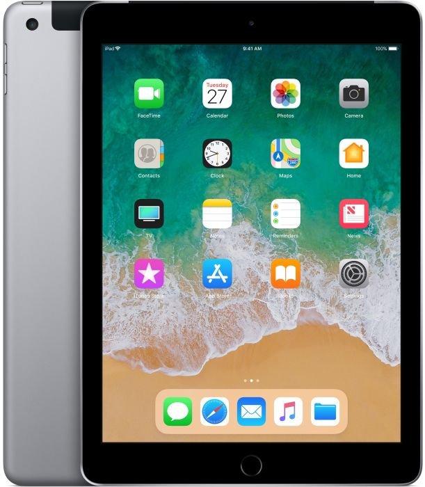 Apple  Reconditionné iPad 2018 (6. Gen) WiFi 32 GB Space Gray - Très bon état 