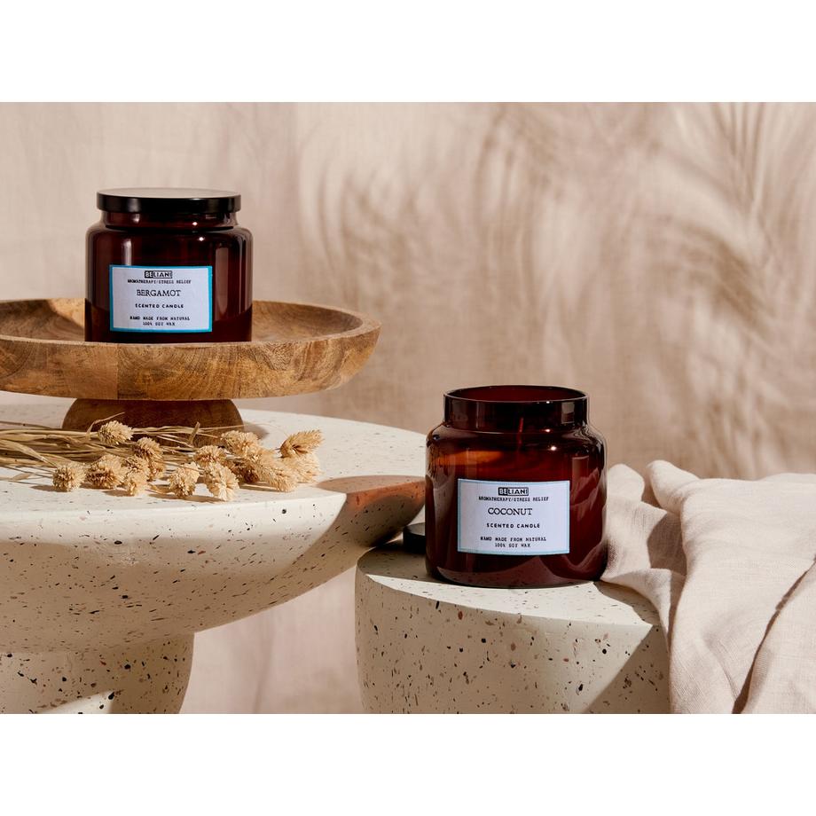 Beliani Set di 2 Candele Profumate en Cera di Soia ABSOLUTE ALCHEMY  