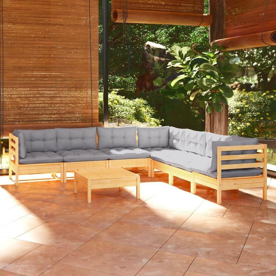 VidaXL Garten-lounge-set kiefernholz  