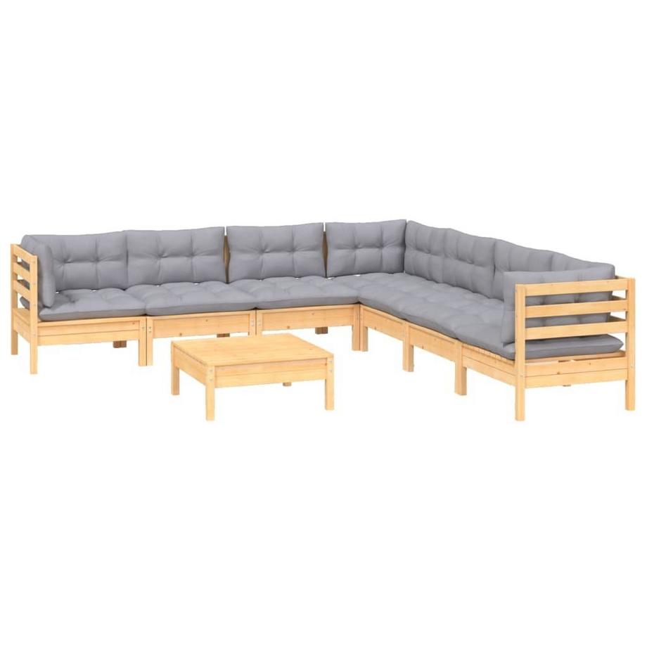 VidaXL Garten-lounge-set kiefernholz  