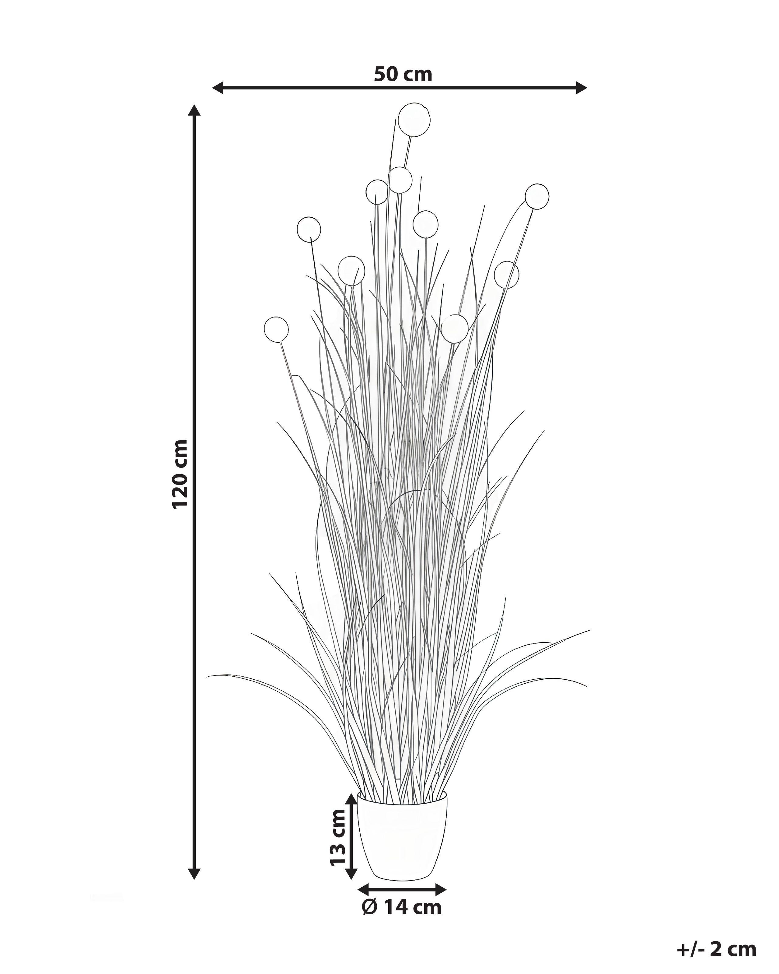 Beliani Pianta artificiale en Materiale sintetico Scandinavo POMPOM GRASS  