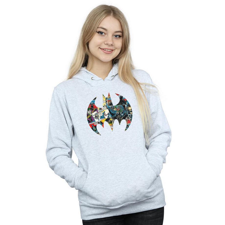 DC COMICS Batman Comic Logo Kapuzenpullover  