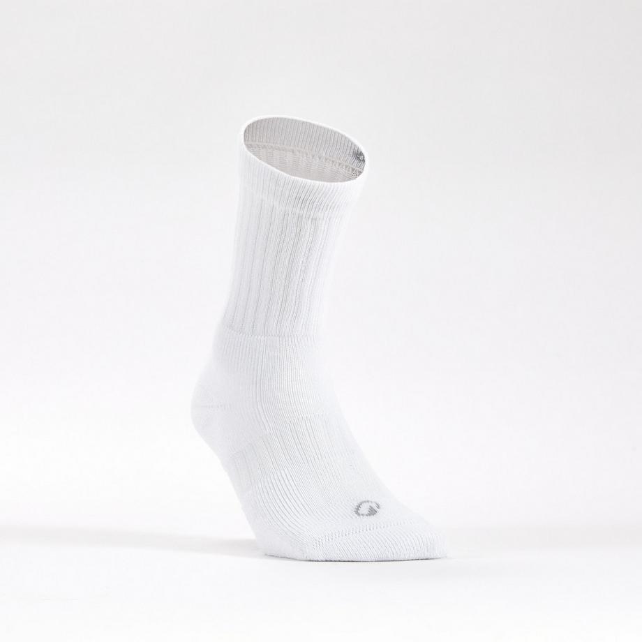 DECATHLON Calze da tennis alte 3 paia  