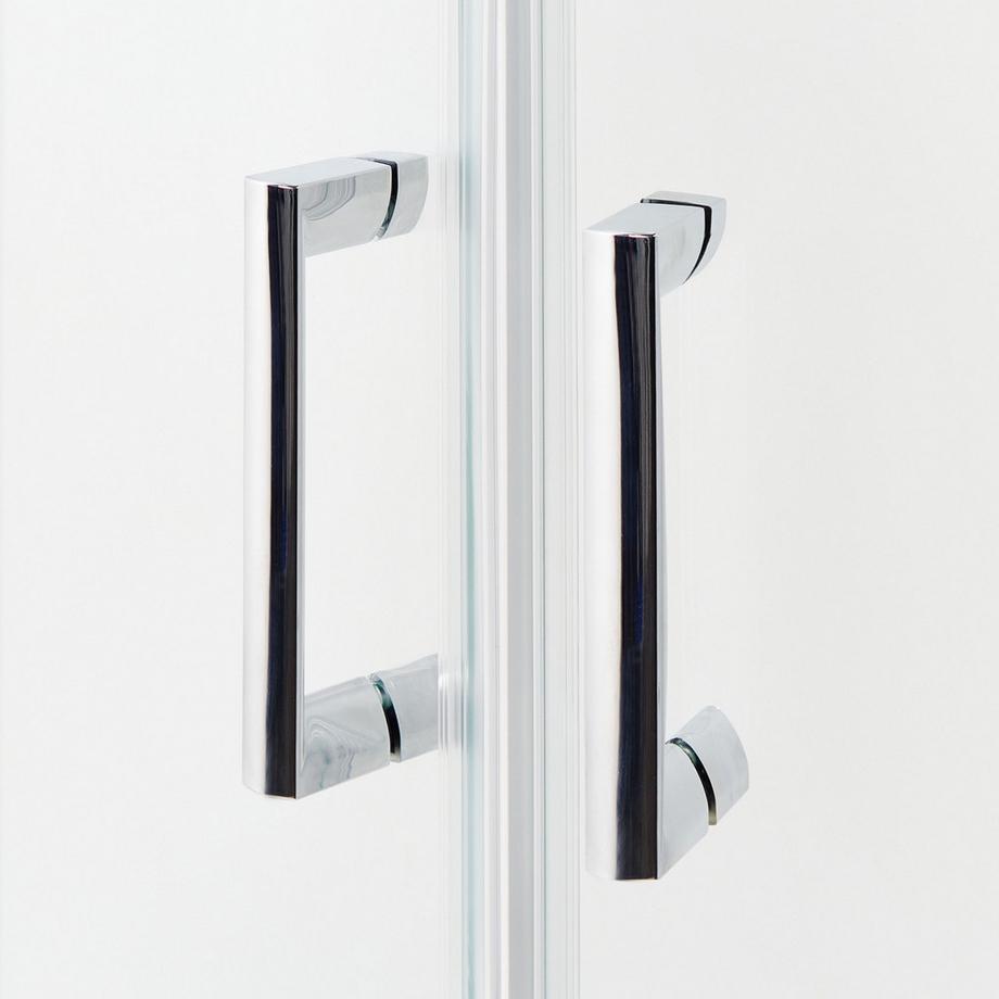 Beliani Duschkabine aus Sicherheitsglas  JUKATAN  