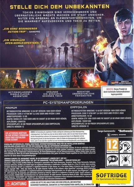 GAME  Ghostwire Tokyo Standard Allemand, Anglais PC 