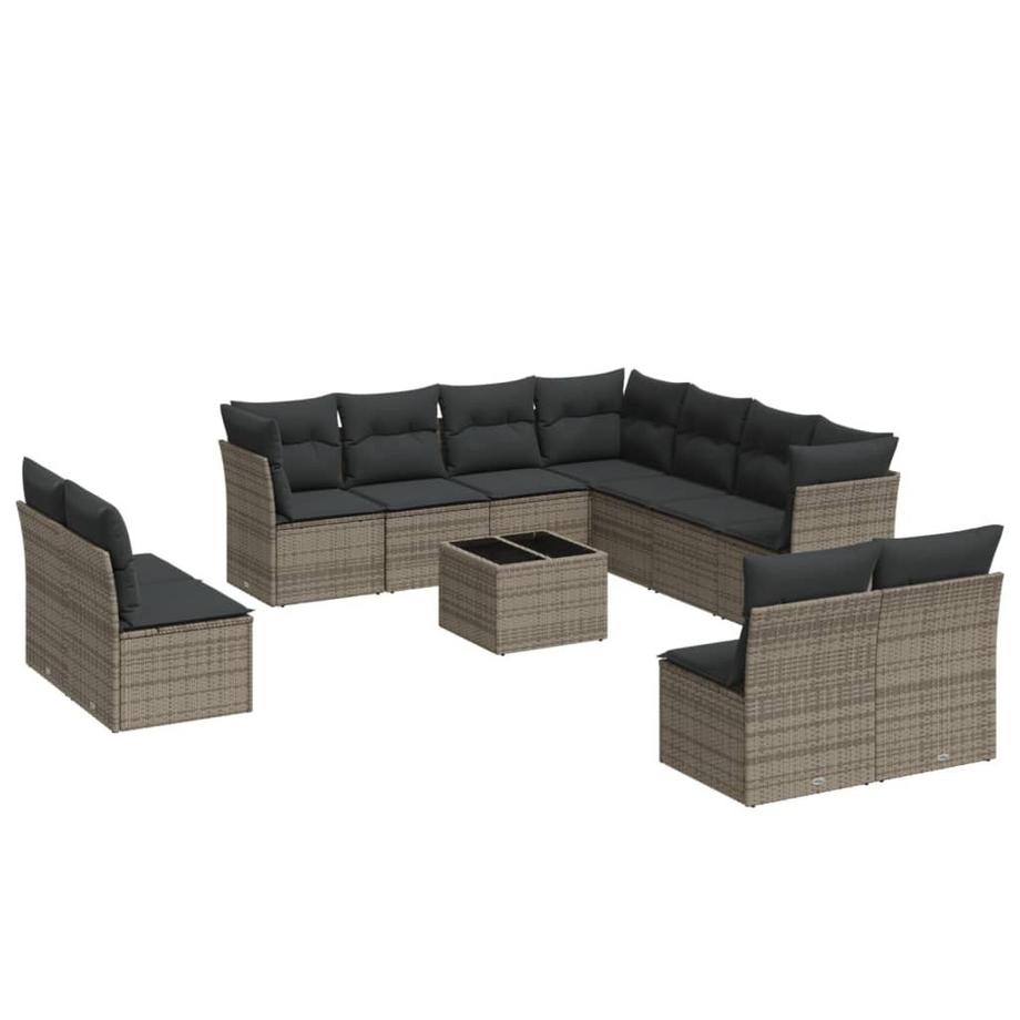 set divano da giardino Polirattan